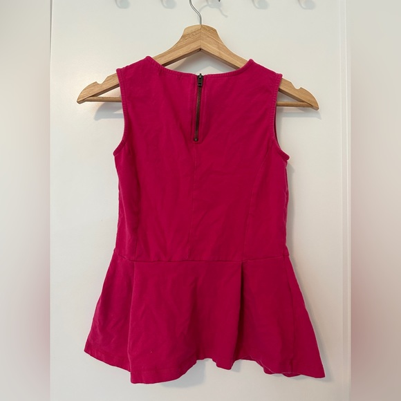 Pink Peplum Top - Picture 5 of 6